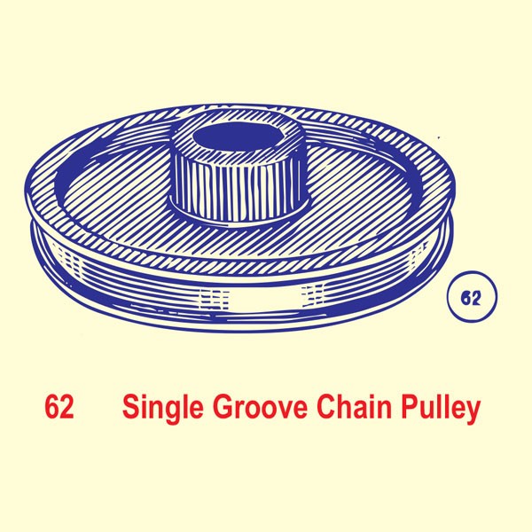 Single Groove Chain Pulley