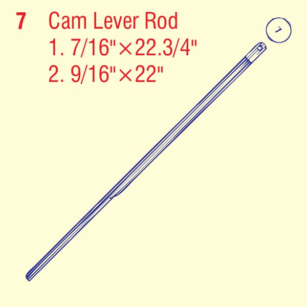 Cam Lever Rod