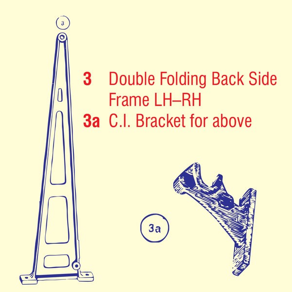Double Folding Back Side Frame LH-RH